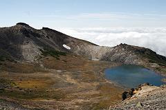 蚕玉岳への登山道から