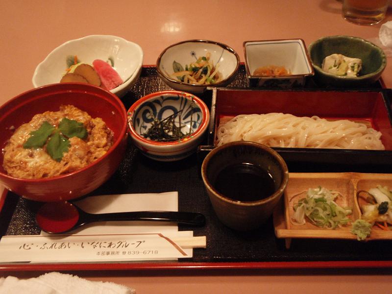 PA050280.JPG - いなにわうどん 中野店比内地鶏親子丼セット