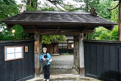 武家屋敷 石黒家前