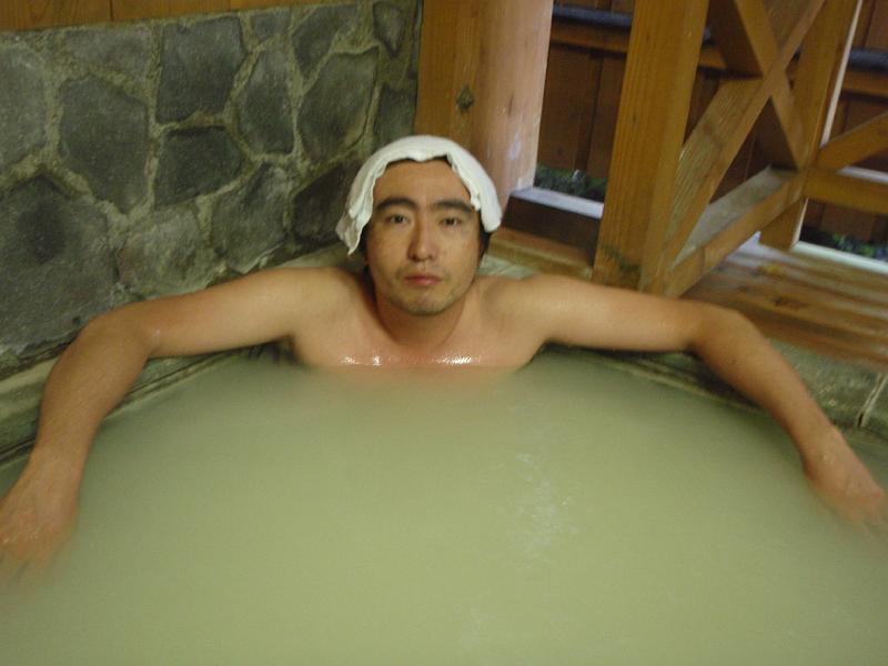PA070310.JPG - 田沢プラトーホテル 別館貸切露天風呂にて